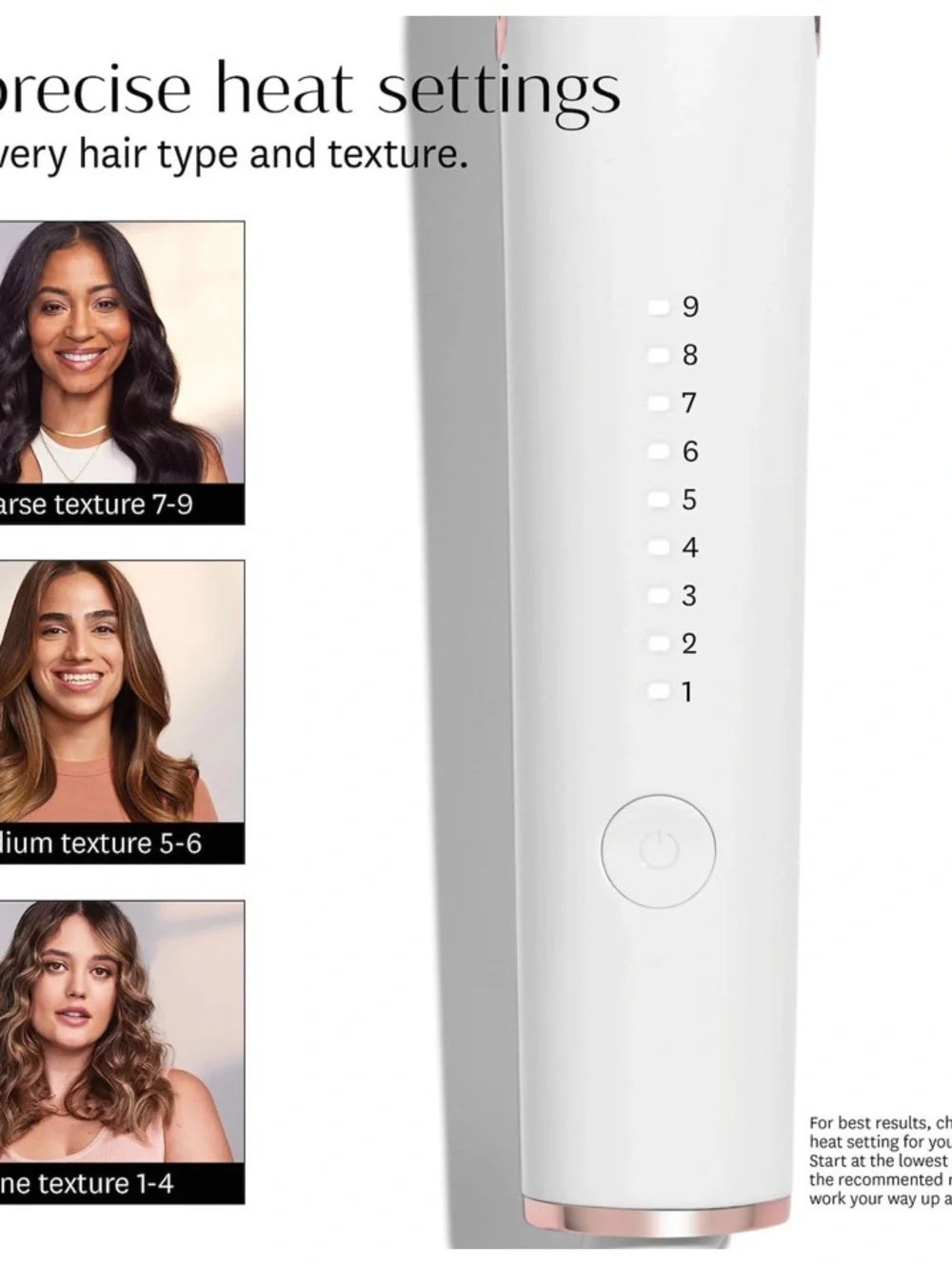T3 CurlWrap Automatic Curling Wand - White with Rose Gold Trim